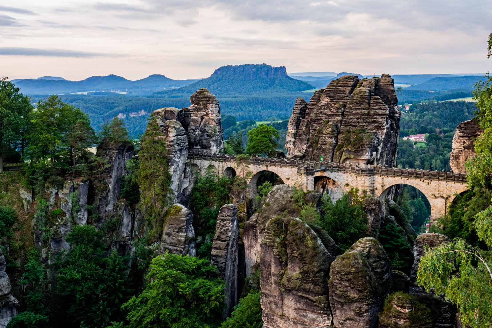 Bastei Brücke in der Sächsischen Schweiz